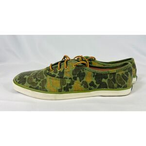 Women's Keds Green Camo Casual Shoe Size 8.5